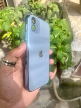 Load image into Gallery viewer, Sierra Blue Electroplated Chrome Glass Lense Case For Apple Iphone 12
