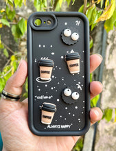 Load image into Gallery viewer, Black Coffee Silicone Designer Case For Apple Iphone 7/8
