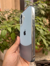 Load image into Gallery viewer, Sea Blue Leather 2in1 Glass Lense Case For Apple Iphone 16 Plus
