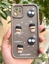 Load image into Gallery viewer, Brown Coffee Silicone Designer Case For Apple Iphone 12
