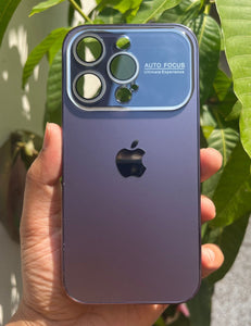 Deep Purple Auto Focus Luxury Design Case For Apple Iphone 14 Pro Max