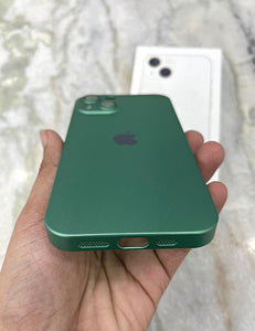 Green Hard Pc premium case for Apple Iphone 14
