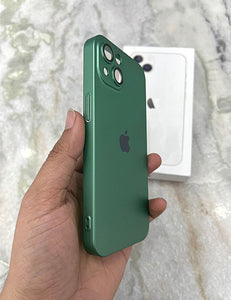 Green Hard Pc premium case for Apple Iphone 14