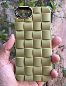 Mehendi Green Checkered wave Case For Apple Iphone 7/8
