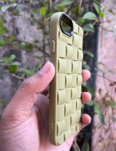 Mehendi Green Checkered wave Case For Apple Iphone 7/8