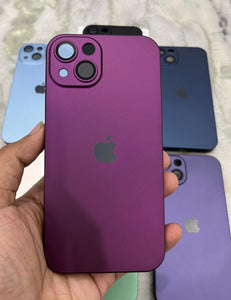 Purple Hard Pc premium case for Apple Iphone 14