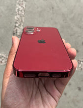 Load image into Gallery viewer, Deep Red Electroplated Chrome Glass Lense Case For Apple Iphone 16
