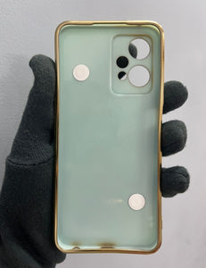 Mint Green chrome chain silicone premium case for OnePlus Nord CE 2 Lite