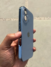 Load image into Gallery viewer, Sierra Blue Electroplated Chrome Glass Lense Case For Apple Iphone 16 Plus
