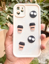 Load image into Gallery viewer, White Coffee Silicone Designer Case For Apple Iphone 12
