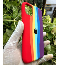 Load image into Gallery viewer, Rainbow Luxury silicone case for Apple Iphone 11 PRO
