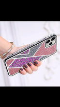 Load image into Gallery viewer, Pink Zig Zag Diamond Luxury case for Apple Iphone XR

