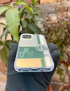 Starbucks Card Reflective premium case for Apple Iphone 13