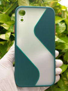 Green Flash Grip Silicone case For Apple iphone XR
