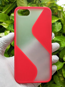 Red Flash Grip Silicone case For Apple iphone 7/8