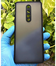 Load image into Gallery viewer, Black Camera Protector Smoke case for OnePlus 8
