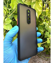 Load image into Gallery viewer, Black Camera Protector Smoke case for OnePlus 8
