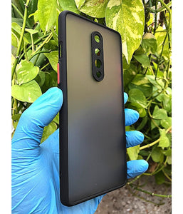 Black Camera Protector Smoke case for OnePlus 8