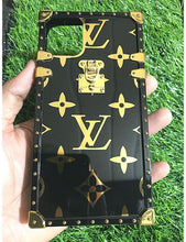Load image into Gallery viewer, Black LV Gloss Premium case for Apple Iphone 11
