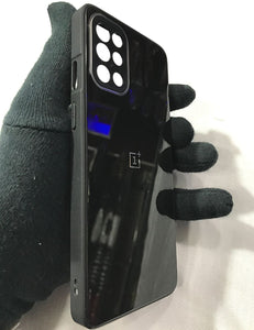 Black glass camera protector premium case for OnePlus 9R