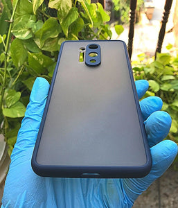 Blue Camera Protector Smoke case for OnePlus 8 Pro