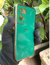 Load image into Gallery viewer, Dark Green My Case chrome silicone case for OnePlus Nord CE 2
