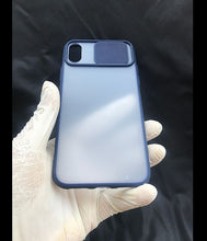 Load image into Gallery viewer, Dark Blue Shutter case for Apple Iphone X/XS
