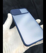 Load image into Gallery viewer, Dark Blue Shutter case for Apple Iphone X/XS
