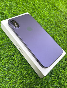 Deep Purple Hard Pc premium case for Apple Iphone X/XS