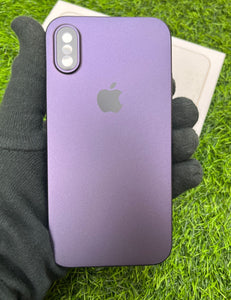Deep Purple Hard Pc premium case for Apple Iphone X/XS