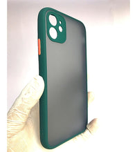 Load image into Gallery viewer, Dark Green Camera Protector Smoke case for Apple Iphone 11
