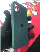 Load image into Gallery viewer, Green glass camera protector premium case for Apple Iphone 12
