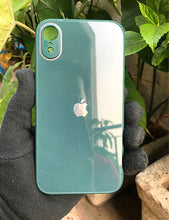 Load image into Gallery viewer, Green glass camera protector premium case for Apple Iphone XR
