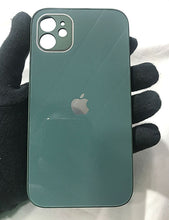 Load image into Gallery viewer, Green glass camera protector premium case for Apple Iphone 12
