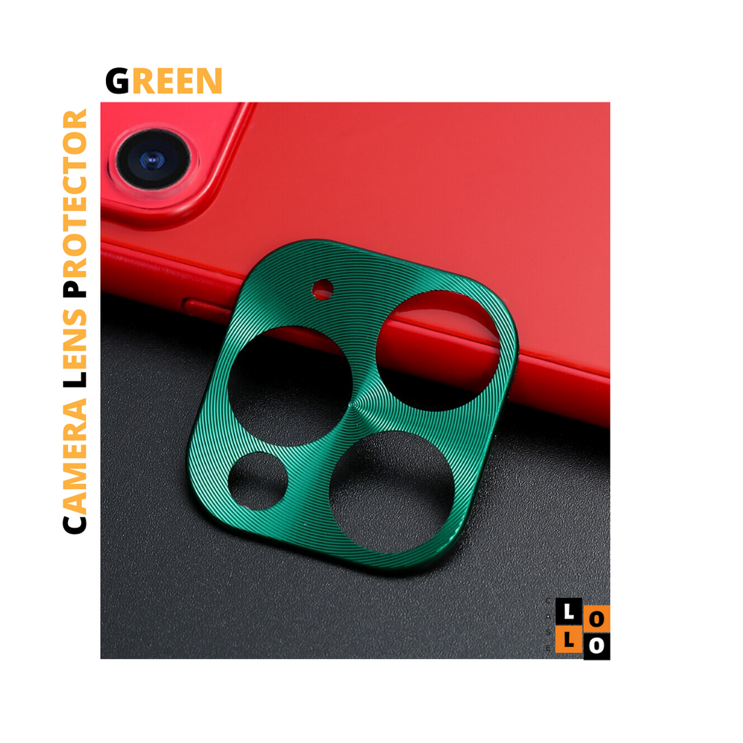 Green Alloy Camera Lens Protector for Apple Iphone 11 pro max