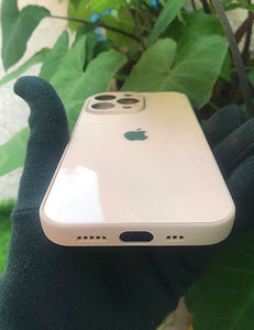 Peach glass camera protector premium case for Apple Iphone 13 Pro