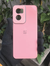 Load image into Gallery viewer, Pink glass camera protector premium case for OnePlus Nord CE 2
