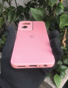 Pink glass camera protector premium case for OnePlus Nord CE 2