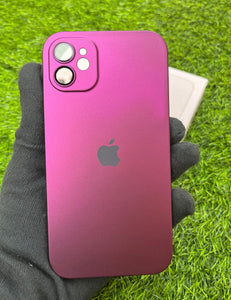 Purple Hard Pc premium case for Apple Iphone 12