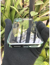 Load image into Gallery viewer, Sea Green metallic chrome with lense transparent case for Apple Iphone 11
